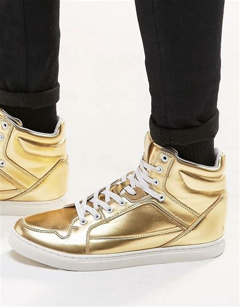 gold high top sneakers women.